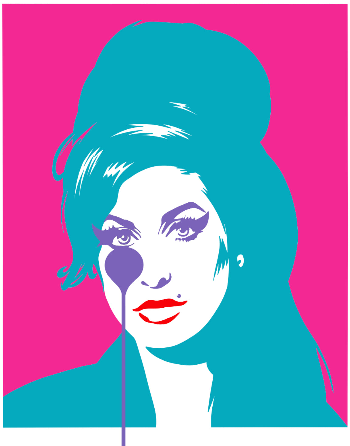 *new* Amy Winehouse Prints Handfinished – Pure Evil Gallery