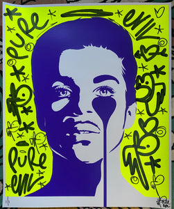 Hand-finished Prince Print - every prohibition gives rise to an underground