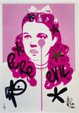 Handfinished ACBF print 2023 - Judy Garland - friend of Dorothy