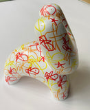 HANDFINISHED BIG BUNNY - Magic japanese scribbles