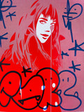 Handfinished ACBF print 2023 - Jane Birkin - free handbags for life