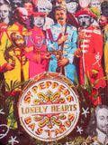 Ornate framed Sergeant Pepper’s Lonely Hearts B*stards - handfinished canvas - A who’s who