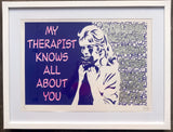 Handfinished ACBF print - Therapist - chrome buff