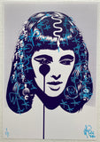 Handfinished ACBF print 2023 - cleopatra liz - snakes in the hair