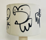 Pure Evil Bunny Black Krink Lampshade