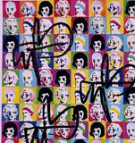 Pure Evil - Two Hundred Tiny Eyes - Blotter Art Print Hand Finished