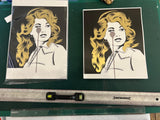 Dolly Parton - Jolene Embossed Gold Leaf print