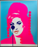 Amy Winehouse HANDFINISHED - Vertical Dots