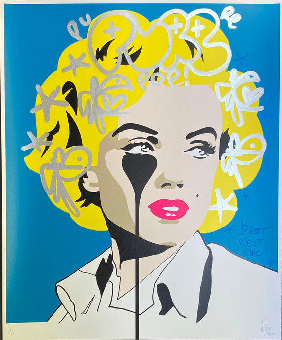 Hand-finished Arthur Miller’s Nightmare Marilyn - sunny monday