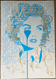 Double Sided Handfinished ACBF print 2021 - When the Queen met Marilyn