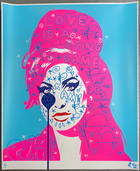 Amy Winehouse HANDFINISHED - love is a losing game