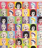 Pure Evil - 200 Tiny Eyes - Hand Finished Blotter Art Print