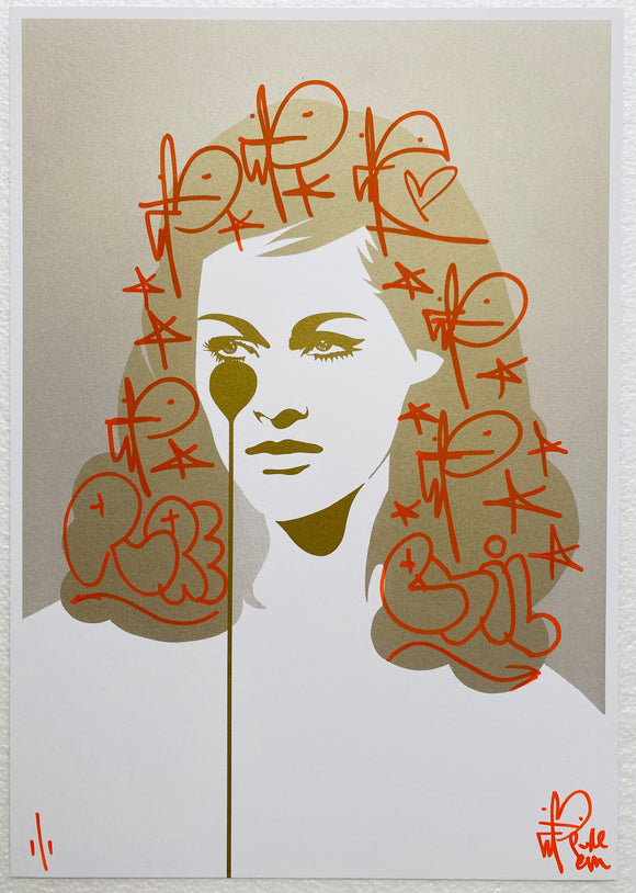 Handfinished ACBF print 2023 - Ursula Andress- i like red