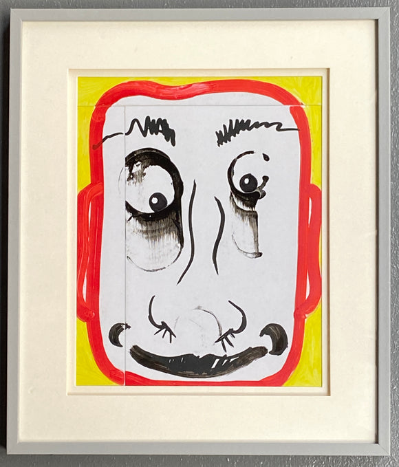 Hungry Ghost- Framed in grey frame
