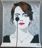Emma Stone Tomorrow Island handfinished - 100 actresses project