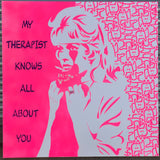 My therapist knows ALL about you - Cat Lady canvas