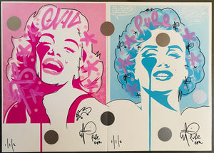 I scream, you scream, we all scream for Marilyn Diptych prints - *Starring in* Silver Surfer