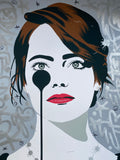 Emma Stone Tomorrow Island handfinished - 100 actresses project