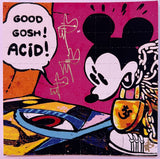 Pure Evil - Good Gosh Acid - Blotter Art Print Hand Finished
