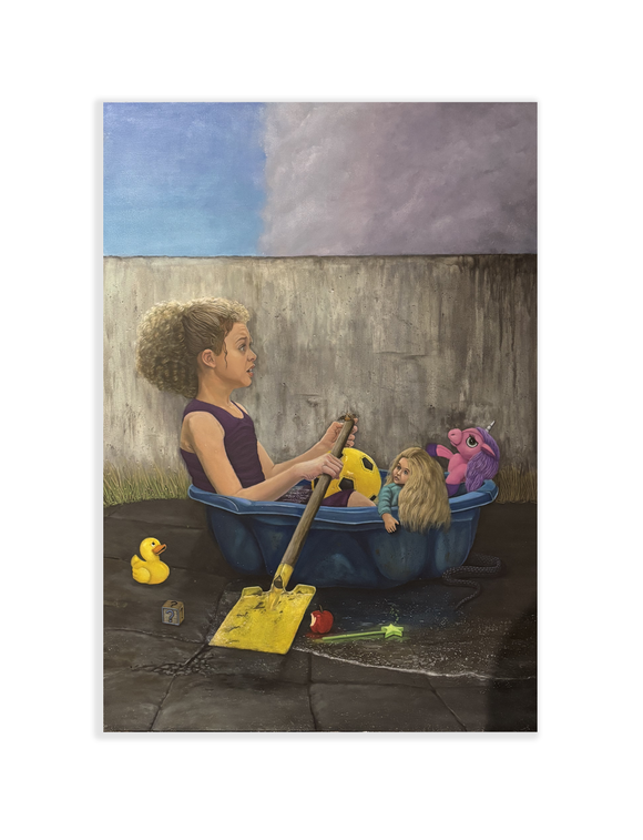 David Rohms - Egregores - Acrylic on canvas – 1/1 Original