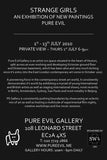 Here's the flyer for the 2010 portrait show, pre nightmare series.
