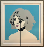 The Last Blondie edition! - Heart of Glass Blue - framed