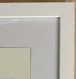 Slim edge white ACBF LONDON frame (print not included)