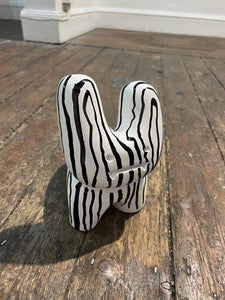 HANDFINISHED BIG BUNNY - Skinny Zebra