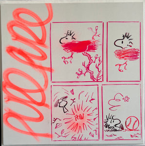 Evil Woodstock Diptych - Baseball SUCKS