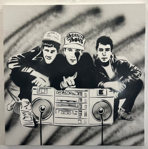 BeastieBoys black and white on canvas