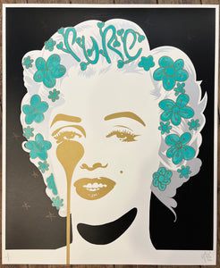 Handfinished Marilyn Classic - Pure turquoise