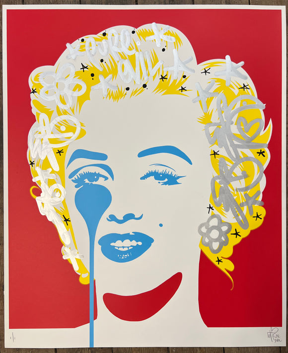 Handfinished Marilyn Classic - Red or dead