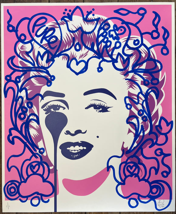 Handfinished Marilyn Classic - Some like it heart