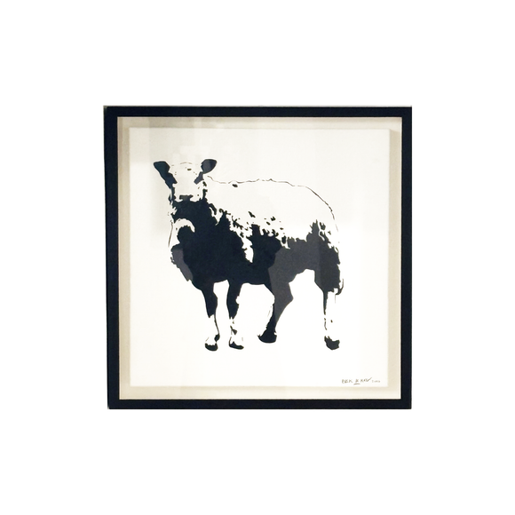 Blek Le Rat - Sheep - Stencil/Spray paint on Canvas - Original