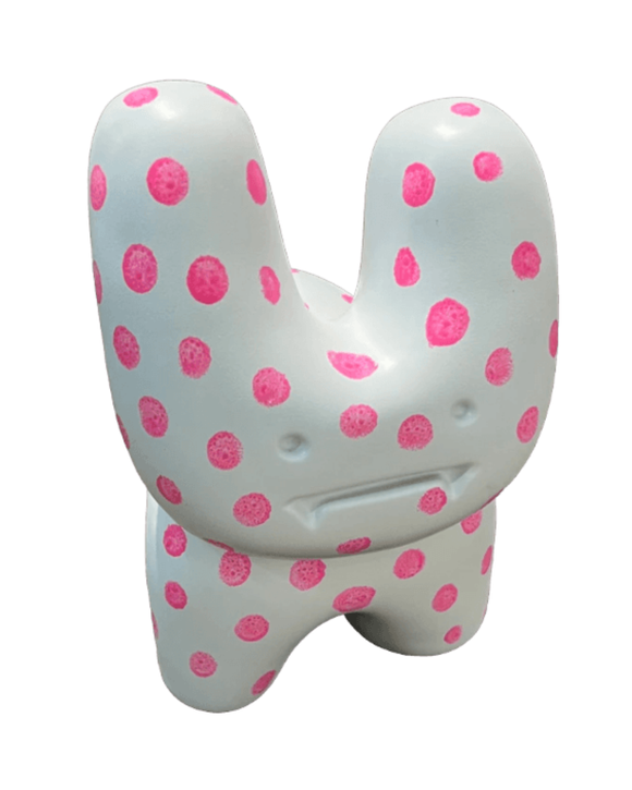 HANDFINISHED BIG BUNNY - Simply Pink Dots