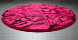The Cameron Twins - Battle of Playthings Circle 3 - Black/Pink - Original Silkscreen on Wood