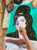 Amy Winehouse - 'Just One More' hand finished