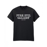 Pure Evil Gallery Logo Tee - Heavyweight Cotton Shirt