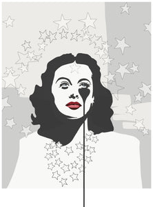 Hedy Lamarr stars - 100 actresses project