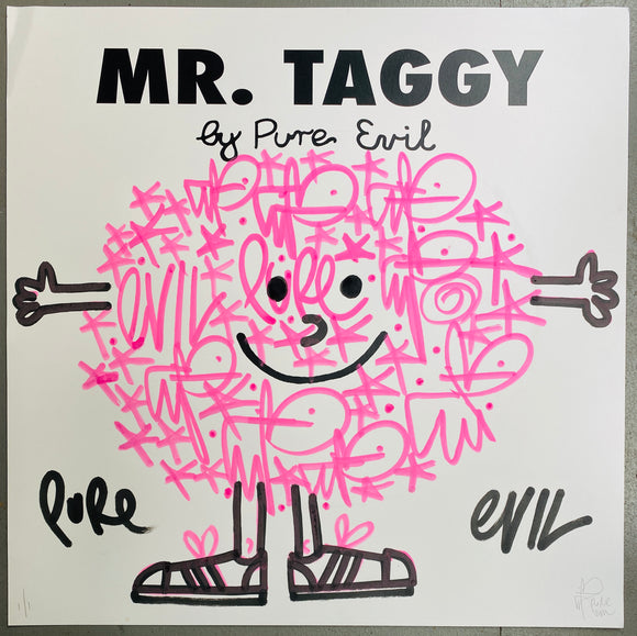Handfinished Mr. Taggy by Pure Evil - Broader than Broadway