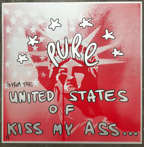 AMERIKA RED = I’m from the United States of KISS MY ASS