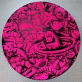 The Cameron Twins - Battle of Playthings Circle 3 - Black/Pink - Original Silkscreen on Wood