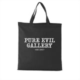 Pure Evil Gallery Logo Tote - High Quality Cotton Tote