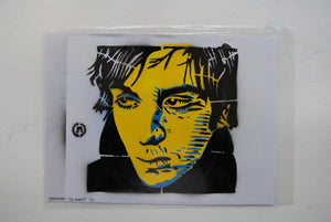 Cartooneros - Syd Barrett stencil Yellow