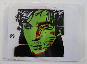 Cartooneros - Syd Barrett stencil Green