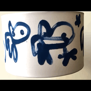 Pure Evil Bunny Lampshade BLUE