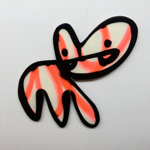 Bunny Cutout - Fluoro Pure Tag