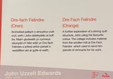 John Uzzell Edwards - Welsh quilt series - dre-fach felindre (orange)