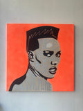 Grace Jones - Dolph Lundgren’s pixacao Nightmare