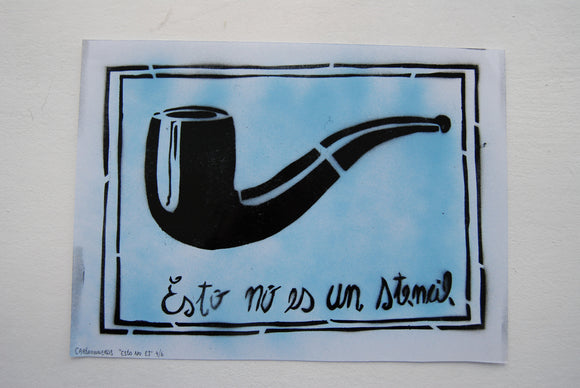 Cartooneros - This is not a stencil - Blue